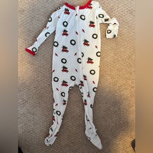 Kyte BABY Zippered Footie in Wreath Size 18-24 months